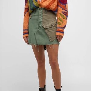 MOTHER-The G.I. Jane Denim Mini Skirt-Size 28